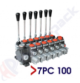 product 100 литра Секционен контролен клапан, 7PC100 , седем намотки , G 3/4" , отворена централна намотка thumb
