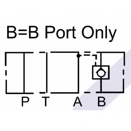 product NG10 (CETOP 5) Модулен пилотно управляван възвратен клапан, MPC 03 B , 100 L/min, B port image thumb