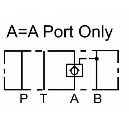 product NG6 (CETOP 3) Модулен пилотно управляван възвратен клапан, MPC 02 A , 60 L/min, A port image thumb