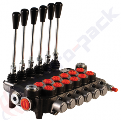 product 80 литра Моноблок управляващ вентил с крива на дозиране, 6Z80 , шест макари , G 1/2" , open center макара image thumb