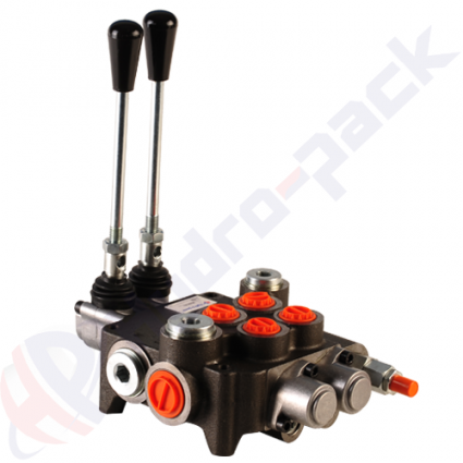 product 80 литра Моноблок управляващ клапан, 2P80 , две макари , G 1/2" , open center макара image thumb